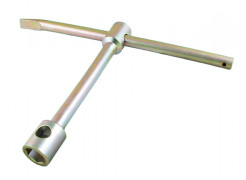 Ключ торц. баллонный 27x30 мм прямой L-300мм с воротком, оцинк. CrV (LT003) CNIC